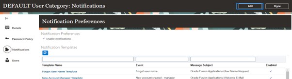 Click edit on the notification page