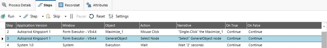Learn the nodes to identify the corresponding step