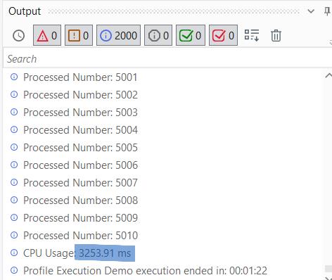 Output result with delay bottleneck