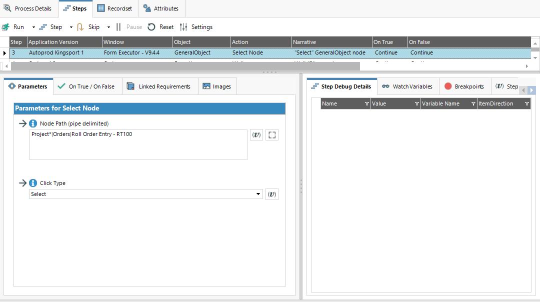 Provide node path details using the Pipe