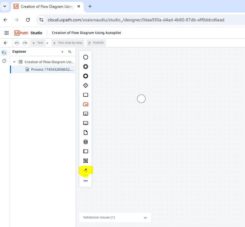 Autopilot for BPMN Canvas