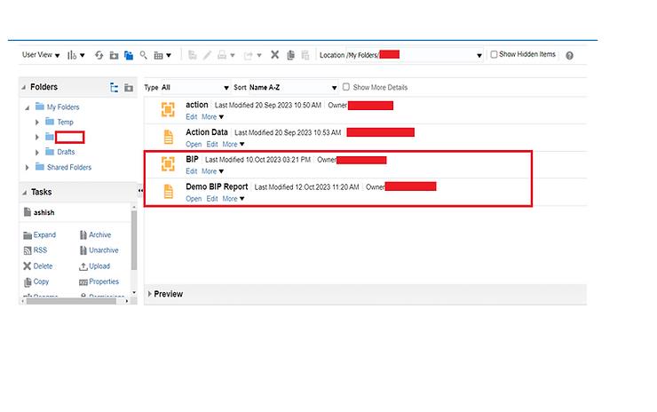 Both Data Model and Report are created successfully