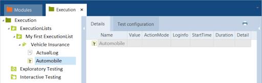Create Execution Entries