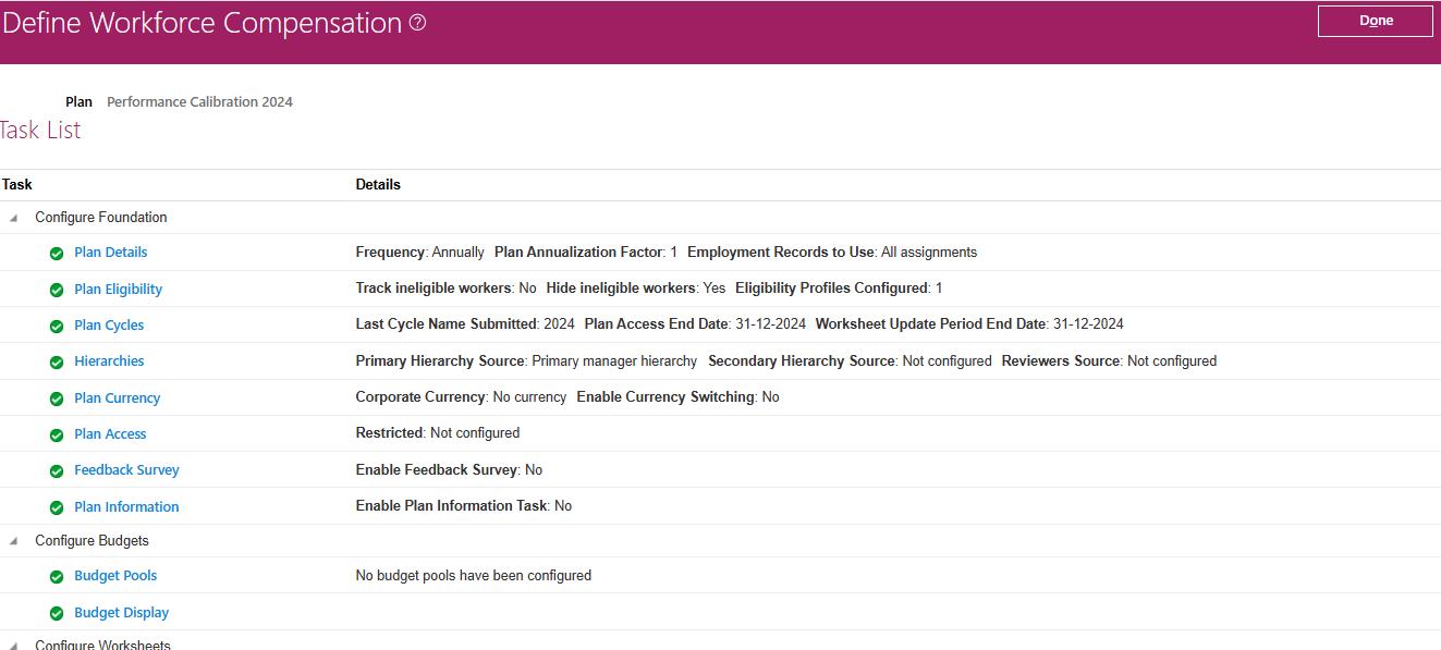 Manage Workforce Compensation