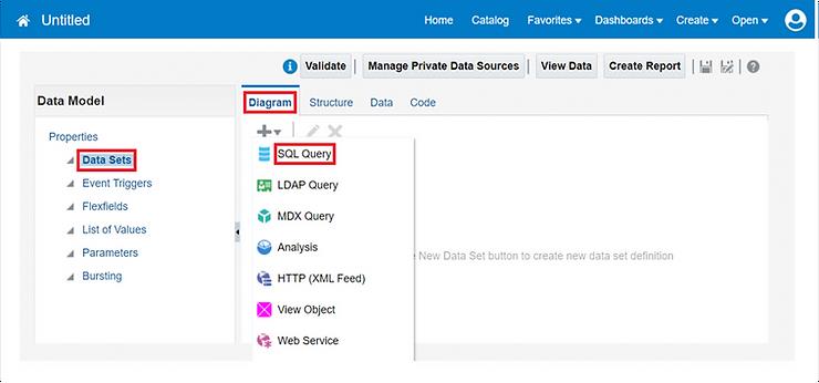 On the Diagram tab, click on plus