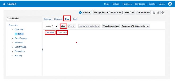 The results will default to Tree View for the XML