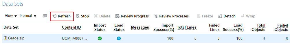 Cick Import and Load Data